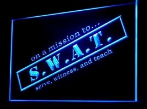 SWAT LED Neon Sign